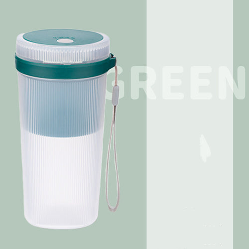 Portable USB smoothie blender cup with carry strap