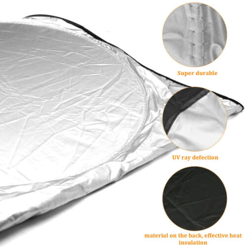Close-up of reflective front and insulating backing